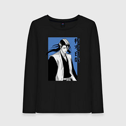 Лонгслив хлопковый женский Капитан Кучики, цвет: черный