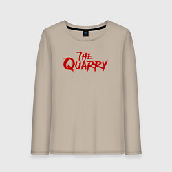 Женский лонгслив The Quarry logo