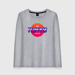 Женский лонгслив Retrowave Tokyo