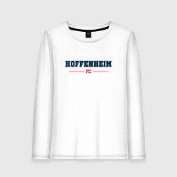 Лонгслив хлопковый женский Hoffenheim FC Classic, цвет: белый