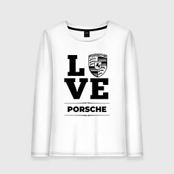 Женский лонгслив Porsche Love Classic