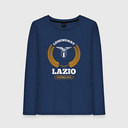 Женский лонгслив Лого Lazio и надпись Legendary Football Club