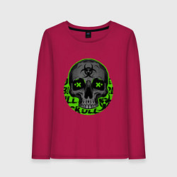 Женский лонгслив SKULL TOXIC