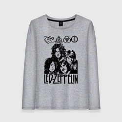 Женский лонгслив Led Zeppelin Black