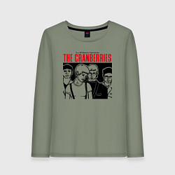 Лонгслив хлопковый женский Sus 50 mejores canciones - The Cranberries, цвет: авокадо