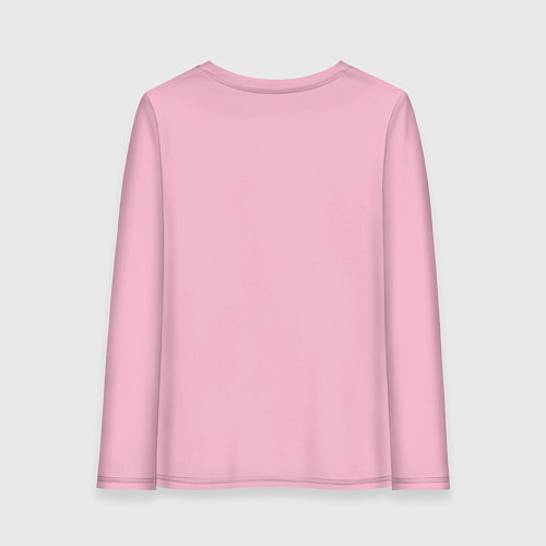 Женский лонгслив Николас Кейдж - улыбка / Светло-розовый – фото 2