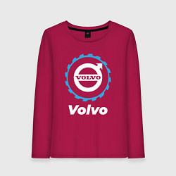 Лонгслив хлопковый женский Volvo в стиле Top Gear, цвет: маджента