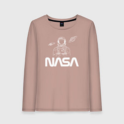 Женский лонгслив Nasa - космонавт