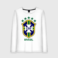 Женский лонгслив Brasil CBF