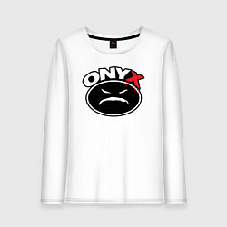 Женский лонгслив Onyx - black logo