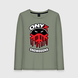 Лонгслив хлопковый женский Onyx - snowgoons, цвет: авокадо