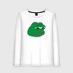 Женский лонгслив Лягушонок Пепе-Frog Pepe