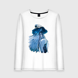 Лонгслив хлопковый женский Прекрасная Ранни - Elden Ring, цвет: белый