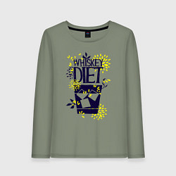Женский лонгслив Виски диета