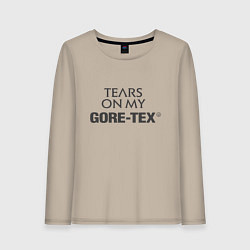 Женский лонгслив Tears on my GORETEX