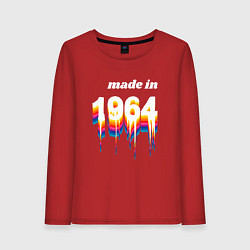 Женский лонгслив Made in 1964 liquid art