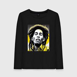 Женский лонгслив Bob Marley Digital Art