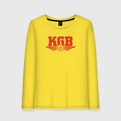 Женский лонгслив KGB Red