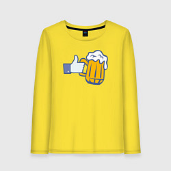 Женский лонгслив Like beer