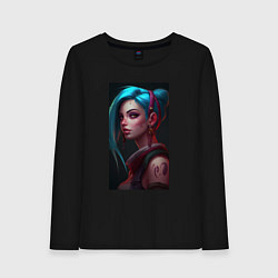 Женский лонгслив Jinx art Arcane League of Legends