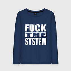 Женский лонгслив SoD - f**k the system