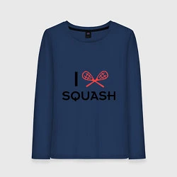 Женский лонгслив I Love Squash