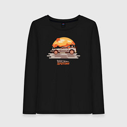Женский лонгслив Back to the future sun