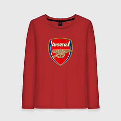 Лонгслив хлопковый женский Arsenal fc sport, цвет: красный