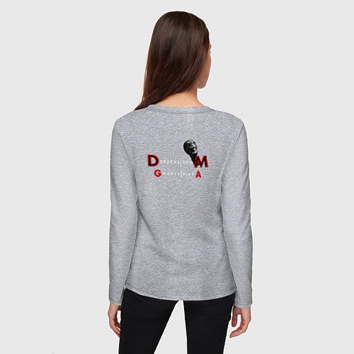 Женский лонгслив Depeche Mode - Ghosts Again / Меланж – фото 4