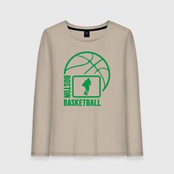Женский лонгслив Boston basketball
