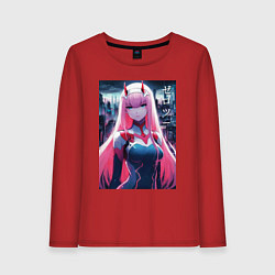 Женский лонгслив Darling in the Franxx - zero two - ai art