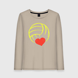 Женский лонгслив Volley love