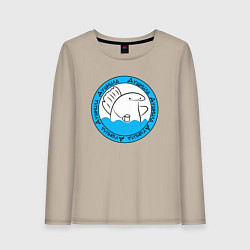 Женский лонгслив Душнила акуля