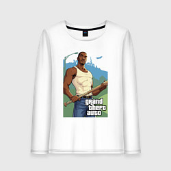 Женский лонгслив GTA - Карл Джонсон