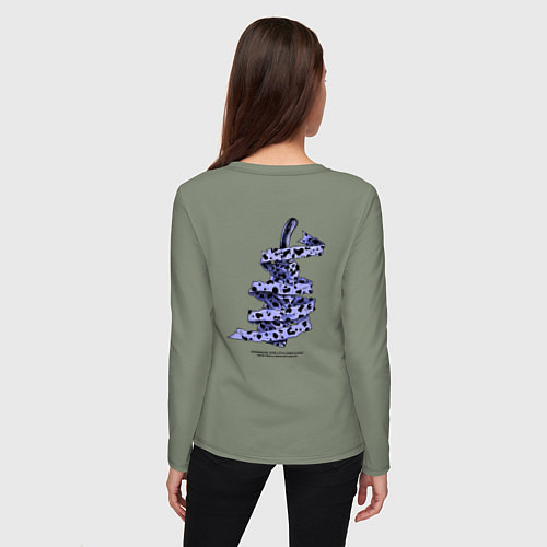 Женский лонгслив Оружие Нанами - Магическая битва / Авокадо – фото 4