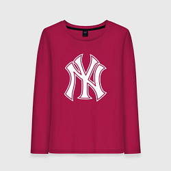 Женский лонгслив New York yankees - baseball logo