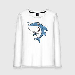 Женский лонгслив Cute shark