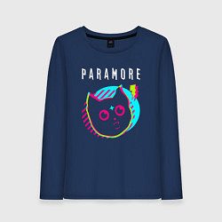 Женский лонгслив Paramore rock star cat