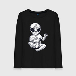 Женский лонгслив Baby alien