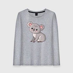 Женский лонгслив Cute koala