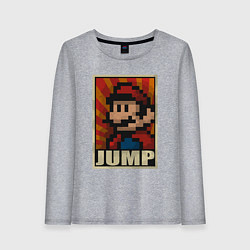 Женский лонгслив Jump Mario