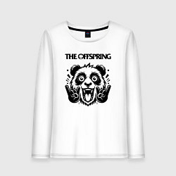 Лонгслив хлопковый женский The Offspring - rock panda, цвет: белый