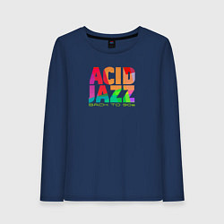 Женский лонгслив Acid jazz colorful