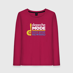 Лонгслив хлопковый женский Deepche Mode - Some great reward, цвет: маджента