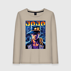 Женский лонгслив Jojo - Jotaro Kujo ai art