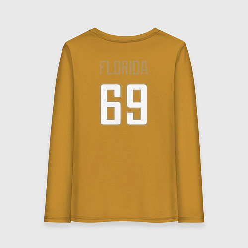 Женский лонгслив Florida Panthers NHL / Горчичный – фото 2