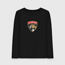 Лонгслив хлопковый женский Florida Panthers NHL, цвет: черный