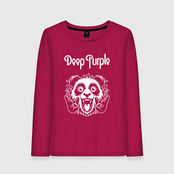 Женский лонгслив Deep Purple rock panda