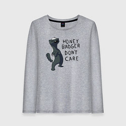 Женский лонгслив Медоед