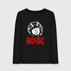 Женский лонгслив ACDC Angus Young rock